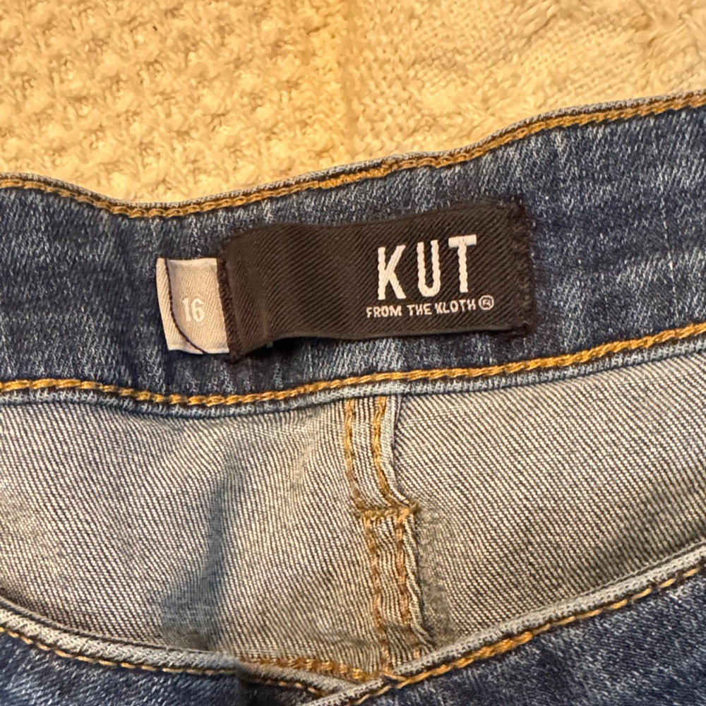 Kut from the Kloth Blue Denim Jeans - Picture 2 of 3